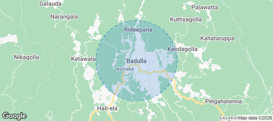 Badulla Airbnb map